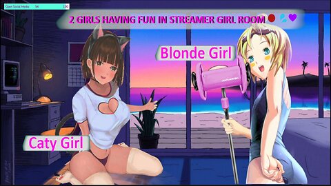 ASMR 2 Girls Having Fun in Streamer Girl Room 🔴 💦💜