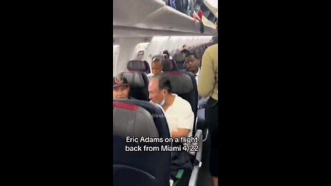 Today in the left eating itself. Mayor Eric Adams confronted on his flight.