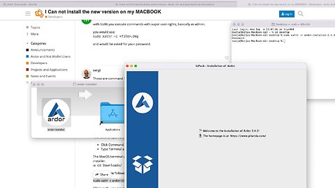 03 Ardor wallet on MacOS