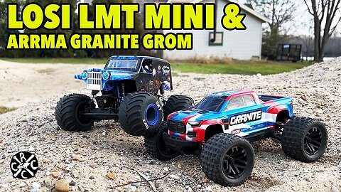 Losi LMT Mini and ARRMA Granite Grom Bash