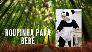 Tip Top Roupinha de Panda para bebê | GkM