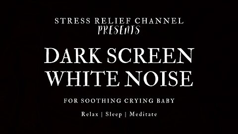 WHITE NOISE waterfall for soothing CRYING BABY No visuals | Relax | Sleep | Soothe | Baby | Toddler