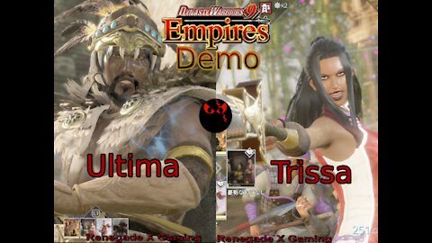 DW9E Demo - Ultima and Trissa Gameplay + Deep Voice Gamer Reviews DW9E Demo