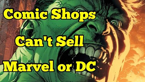Comic Shop admits Marvel and DC Don't Sell