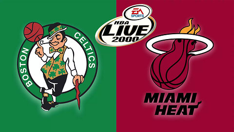 NBA Live 2000: Boston Celtics vs Miami Heat Gameplay 🏀
