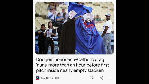 Dodgers Honor Drag Queens / Folks Protest