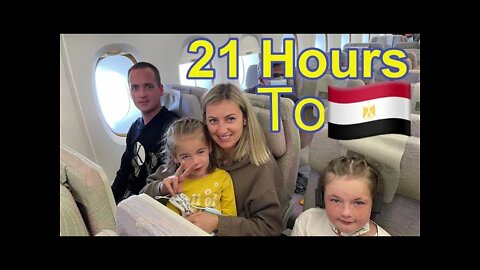 Flying 21 Hours To Egypt With Kids