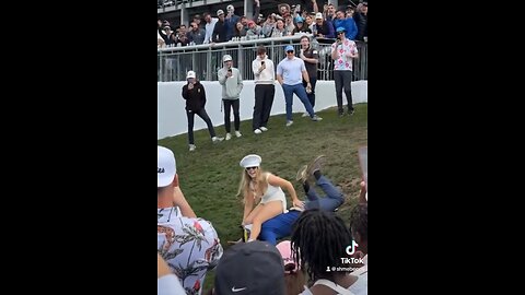 Drunk Fans Invade Golf Tournament