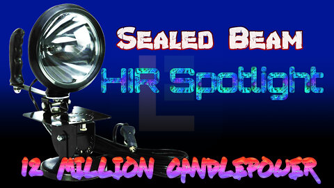 Military Search Light - 100W Sealed Beam HIR Spotlight for Hunting