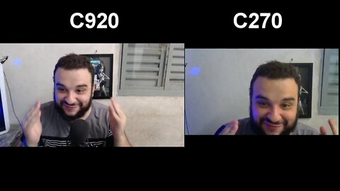 WEBCAM LOGITECH c920 vs. c270 (UNBOXING/TESTE/COMPARAÇÃ)