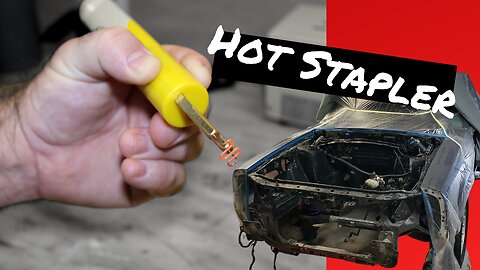 Black Widow Mustang Turbo Build Pt 5 : Hot Stapler and Paint