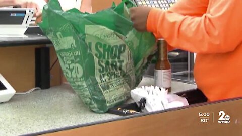 Baltimore prepares for October's plastic bag ban