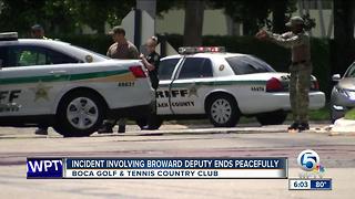 Broward deputy surrenders after standoff with PBSO