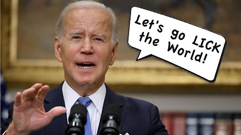 Joe Biden says 'Lets Go Lick the World' What was he trying to say?