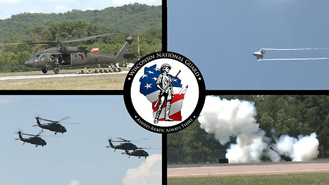 Wing Air Show Rehearsal at Fort McCoy