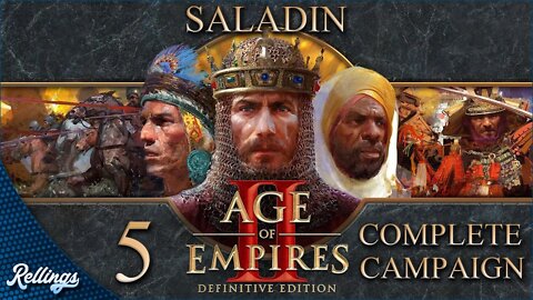 Age of Empires 2: Definitive Edition (PC) Saladin | Full Campaign (No Commentary)