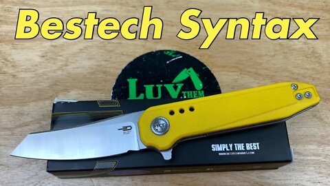 Bestech Syntax Todd Knife & Tool design !