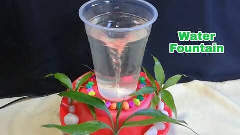 How to Make Water Fountain Using Plastic | Home Made water fountain | water fountain | Fountain