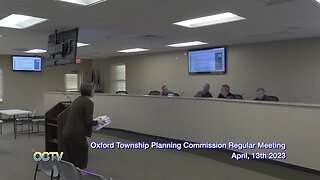 Oxford Township Planning Commission Regular Meeting: April, 13th 2023