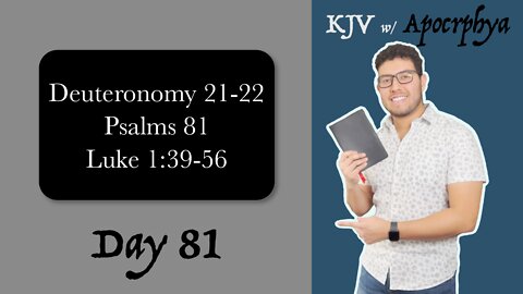 Day 81 - Bible in One Year KJV [2022]