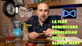 La Flor Dominicana Andalusian Bull + Drake's Organic Vodka Bloody Mary Cocktail