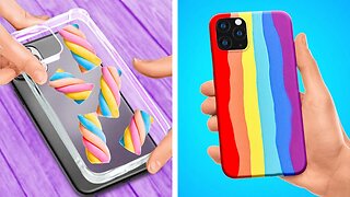 Cool And Easy DIY Phone Cases Ideas Rainbow Crafts You Can Make At Home