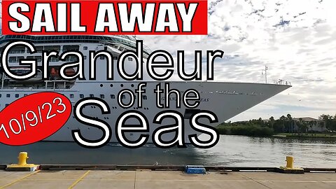 Grandeur of the Seas heads to Mexico. See her depart Port Tampa.#live #livenow #livestream. come see