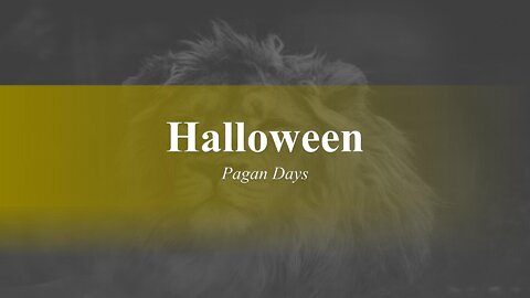 Halloween - Pagan Days - God Honest Truth Live Stream 10/21/2022
