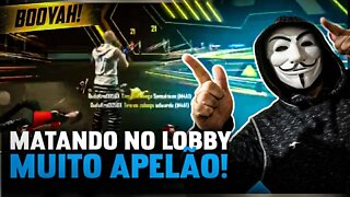 ADEUS FREE FIRE MATANDO NO LOBBY - HACKUDO GAMER