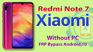 Xiaomi Redmi Note 7 FRP Bypass | M1901F7G MIUI 12.5.1 FRP Unlock Without PC