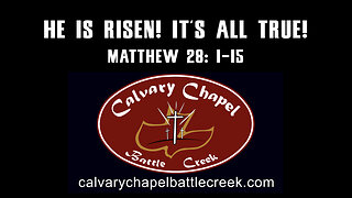 March 31, 2024 - HE IS RISEN! It's All True!