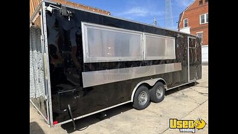 Well Equipped- 2018 - 8.5' x 24' Kitchen Food Concession Trailer for Sale in Illinois