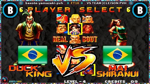 Real Bout Fatal Fury (baxote-yamazaki-pvh Vs. VS TEAM |CLEISON PVH) [Brazil Vs. Brazil]
