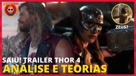 SAIU! TRAILER THOR LOVE AND THUNDER ANALISE COMPLETA E TEORIAS