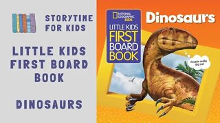 @Storytime for Kids | National Geographic Kids | Little Kids First Board Book | Dinosaurs