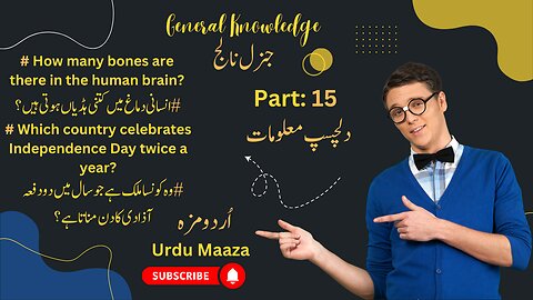 General Knowledge Part 15 l Information l Dilchasp Mahloumat l Urdu Maaza