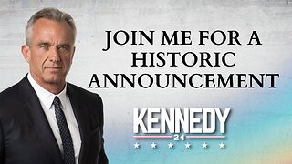 Join Me For A Historic Announcement