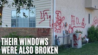 BC Indian Family Overwhelmed With 'Sadness' After Family Home Defaced With Racist Graffiti