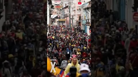 Rising Fuel and Food Prices Ignites Protests as the Indigenous People of Ecuador Revolt #shorts