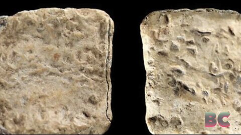 Ancient tablet found on Mount Ebal predates known Hebrew inscriptions