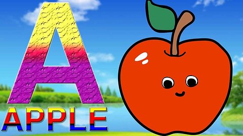 A for apple animation video for toddlers
