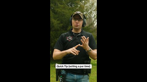 Quick Tip (Setting a Par time)