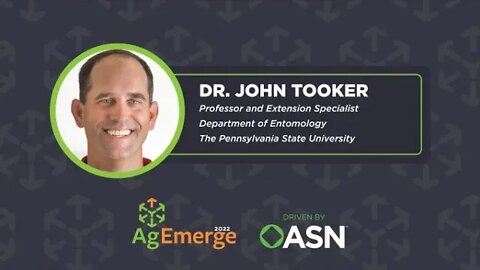 AgEmerge Podcast 089 with Dr John Tooker of Penn State Entomology