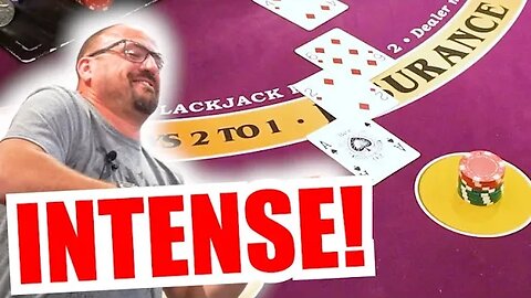 🔥INTENSE GAMEPLAY🔥 10 Minute Blackjack Challenge - WIN BIG or BUST #198