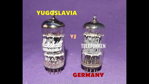 Yugoslavia 12AX7 vs Telefunken 12AX7 Tube tone comparison