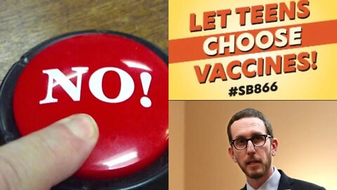 🔴LIVE - Raw Footage: Senator Scott Wiener’s Zoom With Students On CA SB 866: Minors Vaccine Consent