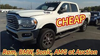 Ram 2500 Cheap, BMW, AMG, Sonic, And More, Oklahoma City Copart Walk Around