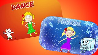 Dance and Freeze song with Gitte | A Dance and freeze song for kids #storytimewithgitte