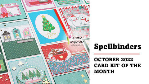 Spellbinders | October 2022 Card Kit of the Month | 20 cards