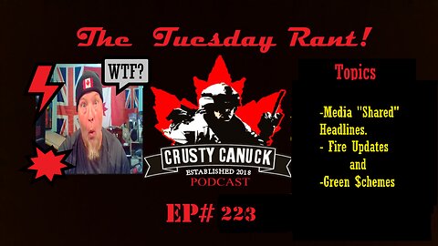 EP#223 Tuesday Rant Media Shared Headlines/Fire Inquiries Updates/Green $chemes